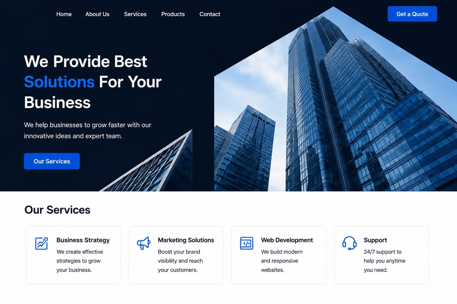 Business/Corporate Website