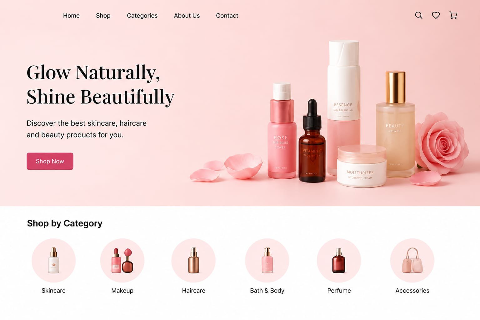 Cosmetics E-commerce Website